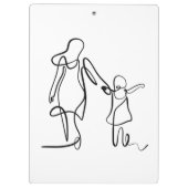 Muttertag Klemmbrett (Rückseite)