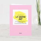 Muttertag lächeln karte (Rückseite)