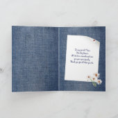 Muttertag Lady Bugs auf Blume Karte (Innenseite)