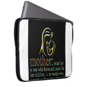 Muttertag laptopschutzhülle (Vorne Rechts)