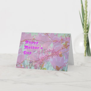 Muttertag, Lavendel Digital Design mit Tulips Karte