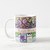 Muttertag, Leben in Liebe personalisieren Kaffeezu Kaffeetasse (Links)