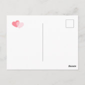 Muttertag Liebe Postkarte (Rückseite)