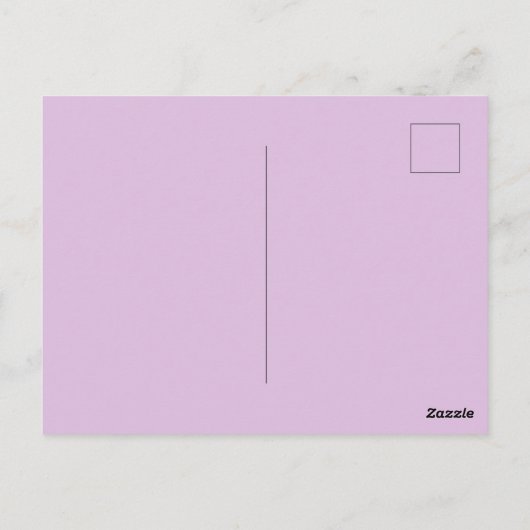 Muttertag Lilac Postkarte (Rückseite)