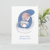 Muttertag Madonna und Kind (Stehend Vorderseite)