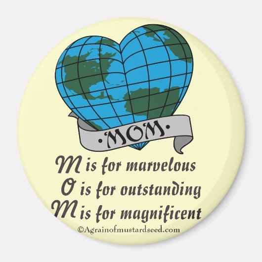 Muttertag Magnet (Vorne)