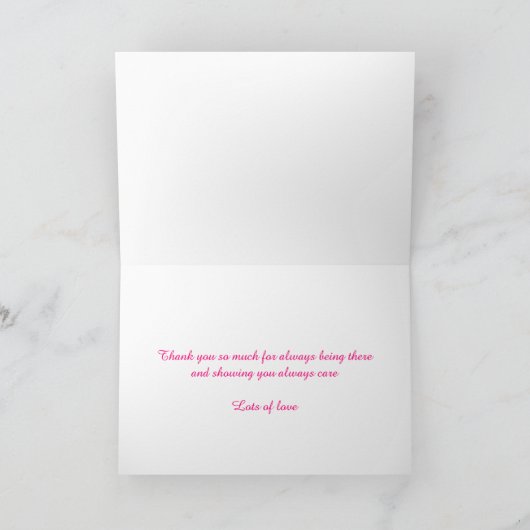 Muttertag Mama Aquarell Orchideen Karte (Innenseite)