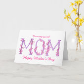 Muttertag Mama Aquarell Orchideen Karte (Gelbe Blume)