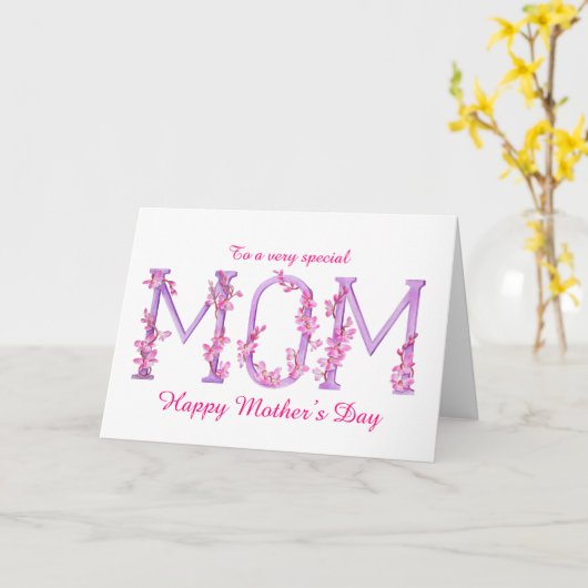 Muttertag Mama Aquarell Orchideen Karte (Gelbe Blume)