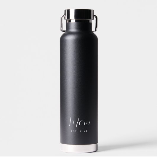 Muttertag Mama Established Schrift Elegant Trinkflasche (Vorne)