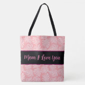 Muttertag, Mama ich liebe Dich, Tragetasche Tasche (Vorderseite)