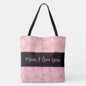 Muttertag, Mama ich liebe Dich, Tragetasche Tasche (Rückseite)