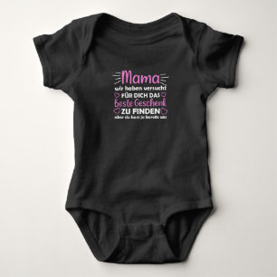 Muttertag Mama ist das beste Geschenk der besten M Baby Strampler