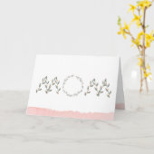 Muttertag Mama Rosa Aquarell Blumengrüße Karte (Gelbe Blume)