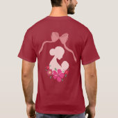Muttertag Mama Shark T-Shirt (Rückseite)