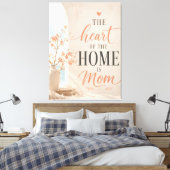 Muttertag Mama Zitat Florale Leinwand Wandkunst (Insitu (Schlafzimmer))