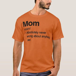 Muttertag MamaS Substantiv Wörterbuch MamaS Gesch T-Shirt
