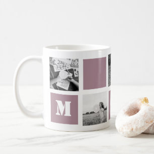 Muttertag Mauve 5 Fotos Mama Collage Tasse