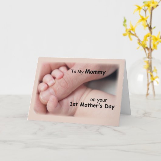 Muttertag meiner Mutter Karte (Gelbe Blume)