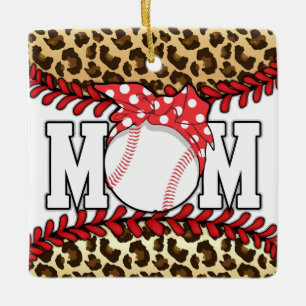 Muttertag Messy Hair Baseball Keramikornament
