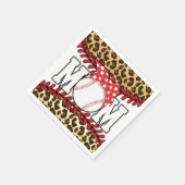 Muttertag Messy Hair Baseball Serviette (Ecke)