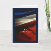 Muttertag - Militärmutter - US-amerikanische Flagg