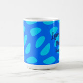 Muttertag Minimalistischer Text und Muster Kaffeetasse (Mittel)