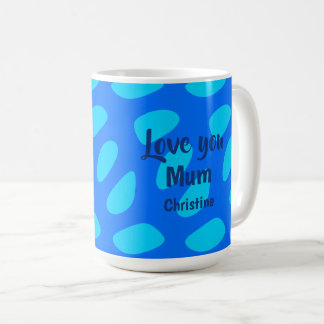 Muttertag Minimalistischer Text und Muster Kaffeetasse