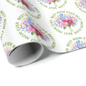 Muttertag mit Blumenstrauss Geschenkpapier (Rolleneckpunkt)