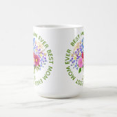 Muttertag mit Blumenstrauss Large Mug Kaffeetasse (Mittel)