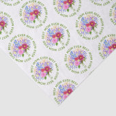 Muttertag mit Blumenstrauss Seidenpapier (Detail)