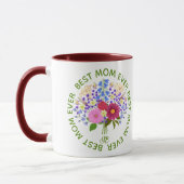 Muttertag mit Blumenstrauss Tasse (Links)