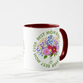 Muttertag mit Blumenstrauß Tasse (VorderseiteRechts)