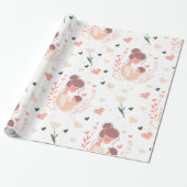 Muttertag mit Blut und Herz Geschenkpapier (Ungerollt)