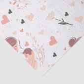 Muttertag mit Blut und Herz Seidenpapier (Detail)