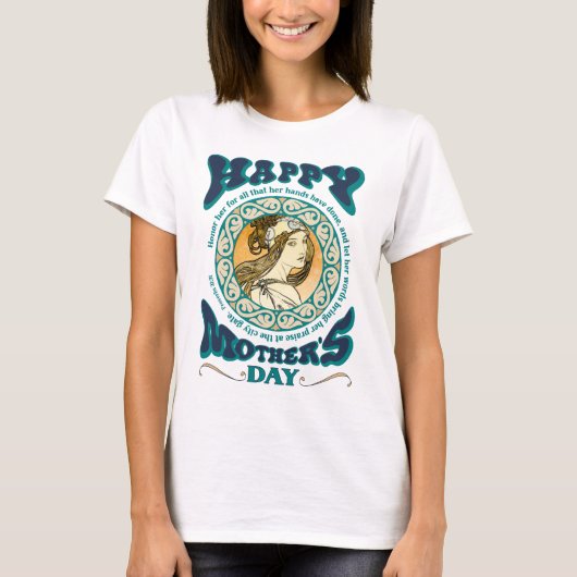 Muttertag mit christlichem Touch T-Shirt (Vorderseite)