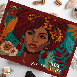 Muttertag mit Fett und Blume Feiertagskarte