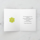 Muttertag mit gelben Blumen Karte (Innenseite)
