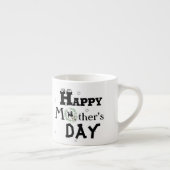Muttertag mit Herzen Espressotasse (Rechts)