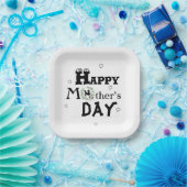 Muttertag mit Herzen Pappteller (Party)