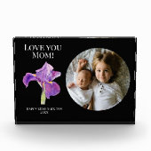 Muttertag mit Kindern Fotos, Iris Fotoblock (Vorderseite)