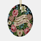 Muttertag mit Liebe Keramik Ornament (Rechts)