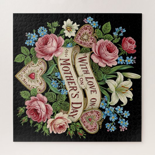 Muttertag mit Liebe Puzzle (Horizontal)