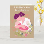 Muttertag mit Mama und Baby Karte (Gelbe Blume)