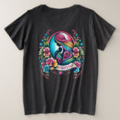 Muttertag mit Plus-Größe Große Größe T-Shirt (Design Rückseite)