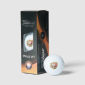 Muttertag mit rosa Blume Golfball (Verpackung)