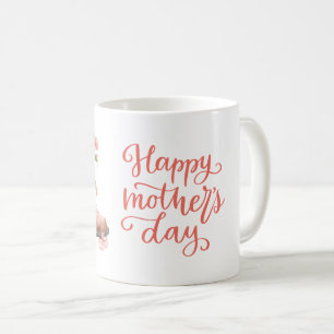 Muttertag mit rosafarbener Nelkensorte Blume für M Kaffeetasse