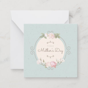 Muttertag Mitteilungskarte