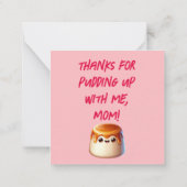 Muttertag Mitteilungskarte (Rückseite)