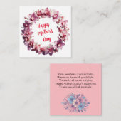 Muttertag Mitteilungskarte (Vorne/Hinten)